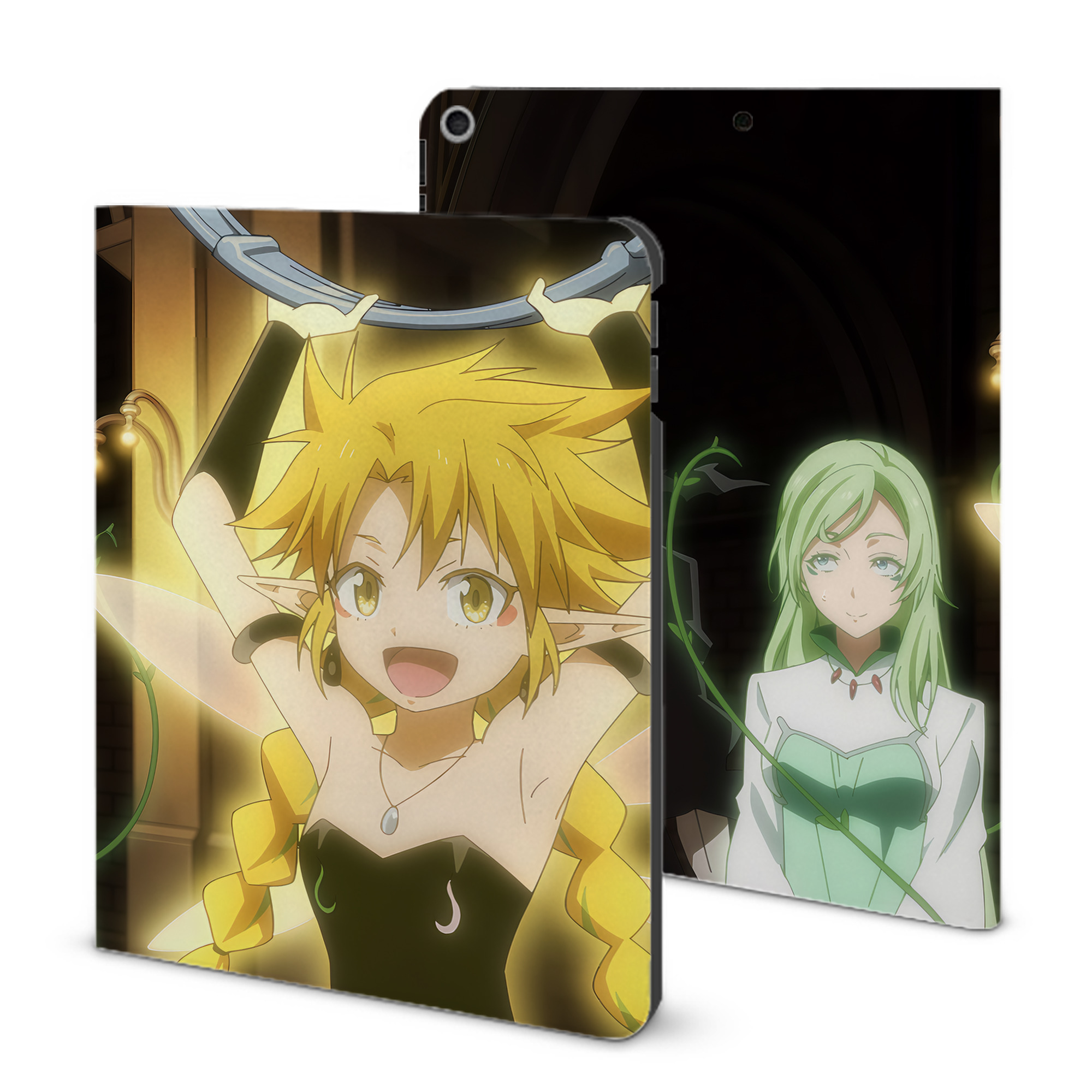 （画像用） 転スラ Regarding Reincarnated to Slime IPad ケース ブック型 PUレザー TPU 耐衝撃 軽量 薄型 ペン収納なし 全面保護 IPad 各モデル対応